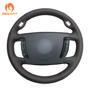 DIY PU Leather Steering Wheel Cover for BMW 7 Series E65 E66 E67 E68 2002-2008 - Picture 1 of 8