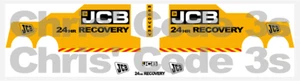 1/76 Code 3 - JCB recovery decals - suit Oxford Diecast Recovery Boniface trucks - Picture 1 of 1