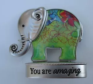 PAA You are amazing LUCKY ELEPHANT FIGURINE miniature Ganz - Picture 1 of 8