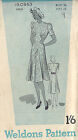 1940s Vintage Sewing Pattern B36" DRESS (9) 
