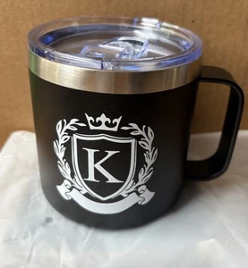 14 Unzen Kaffeebecher Schiebedeckel Edelstahl Vakuum Doppelwand Isolierung Becher - Bild 1 von 6