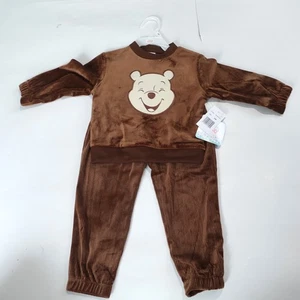 Disney Baby Winnie The Pooh Set 2 Pezzi Taglia 24 Mesi Marrone Morbido Nuovo Unisex - Foto 1 di 5