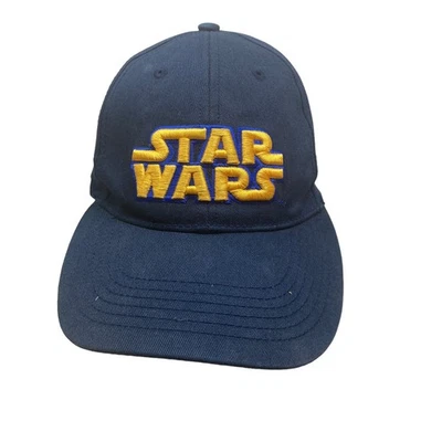 Бейсболка молодежная Star Wars один размер с надписью вышитая сине-золотистая   - Изображение 1 из 4