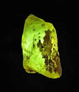 RARO ÁSPERO, COPAL TRANSPARENTE VERDE LIMA HQ, ÁMBAR JOVEN DE INDONESIA, 70 MM - Imagen 1 de 9