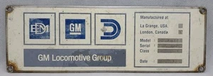 EMD GM Lokomotivgruppe Bauplatte BNSF 9944 SD70MAC 976841-02 06-98 - Bild 1 von 16