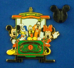 Mickey Mouse Fab Five Riding Main Street Trolley Pin # 78074 - Picture 1 of 4