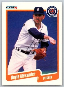 1990 Fleer #599b Doyle Alexander Detroit Tigers - Picture 1 of 2