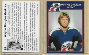 Wayne Gretzky 1978-79 WHA Indianapolis Star Racers Hockey Cards - Picture 1 of 1