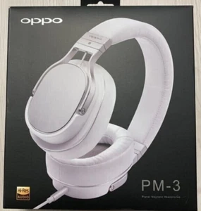 OPPO PM-3 Black Closed-White Planar Magnetic Headphones High resolution Used - Picture 1 of 9