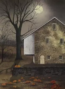 Billy Jacobs Autumn Moon Country Farm Pumpkin Print 12 x 16 - Picture 1 of 1