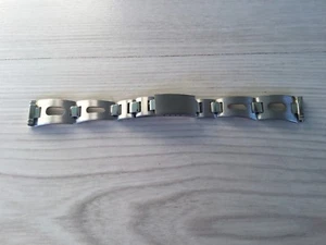 Bracelet Acier Vintage 14 MM Terminaux Droites Montre Retro ’ Space Age En - Picture 1 of 9