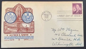 #937 First Day Cover - Honoring Former New York Governor Alfred E. Smith - NY - Picture 1 of 2