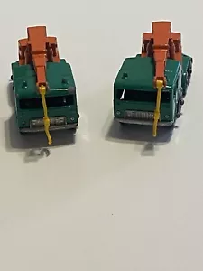 VTG LESNEY MATCHBOX 1-75 SERIES NO.30 8 WHEEL CRANE GREEN MADE IN ENGLAND - Picture 1 of 14