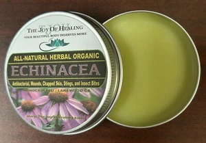 All-Natural Organic Echinacea (Purple Coneflower) Salve - Picture 1 of 7