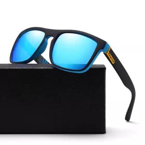 Retro Polarized Sports Sunglasses Men Women Square Cycling Fishing Driving UV400 - Picture 1 of 21