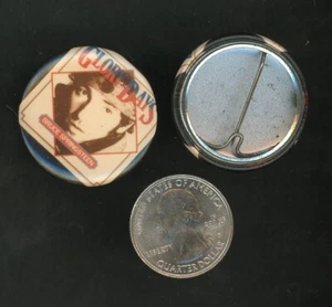 Prendedor redondo de portada de álbum Springsteen original vintage de los 80 banda gira de conciertos. - Imagen 1 de 2