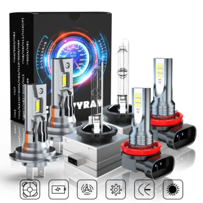 PARA MERCEDES-BENZ SL63 AMG 2009-2012 6x Combo Faro LED Bombillas altas/bajas + Lámpara antiniebla Foto 1 de 4