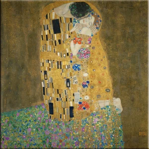 TIME4BILD GUSTAV ESCALA EL BESO PÓSTER Print Canvas impresión artística - Imagen 1 de 5