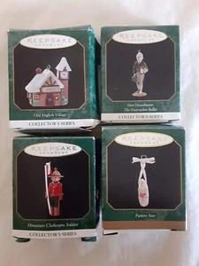 Hallmark Vintage 1997 Keepsake Mini Ornaments Set of 4 - Picture 1 of 5