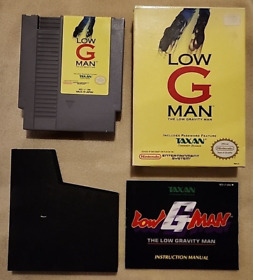 Low G Man: The Low Gravity Man - Nintendo NES - Complete CIB - w/ Box Protector