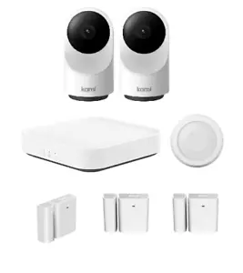Kami Home Security Camera System Combo 1080P HD Indoor Cam Door Motion Sensors - Picture 1 of 12
