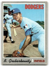 1970 TOPPS BILLY GRABARKEWITZ LOS ANGELES DODGERS #446