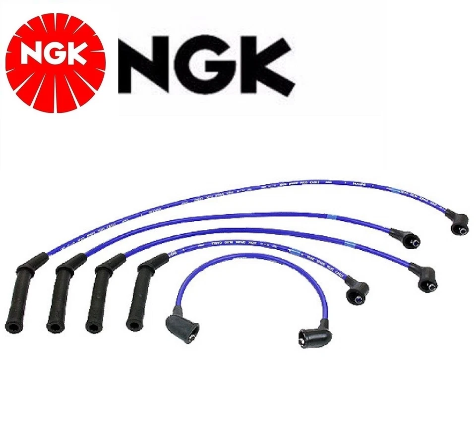 NGK Spark Plug Ignition Wire Set For Nissan Sentra L4 1.6L 1989-1990 - Image 1 of 1