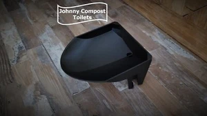 DIY Composting Toilet Urine Diverter, "Snap-On" Model - Picture 1 of 9