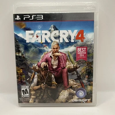 Far Cry 4 (Sony PlayStation 3, 2014) -Sin manual - Probado funciona - Usado Foto 1 de 4