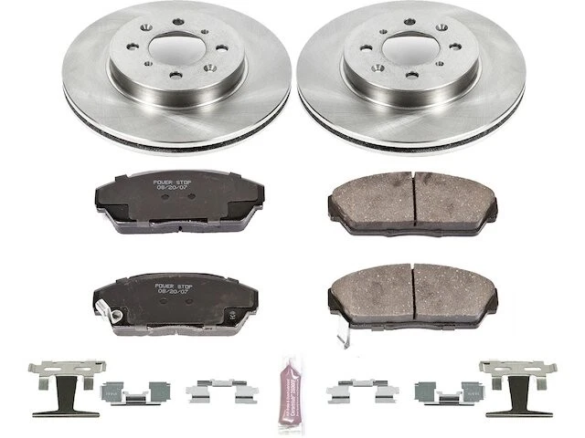 Kit de pastillas de freno delanteras y rotor 49VSDC29 para Acura Integra 1991 1990 1992 1993 Foto 1 de 1