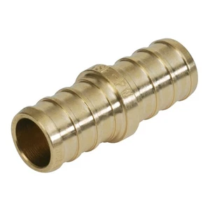 Acoplamiento SharkBite UC008LFA de latón sin plomo 160 PSI 1/2 x 1/2 diámetro in. PEX - Imagen 1 de 1
