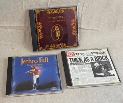 JETHRO TULL CD LOT - Thick as a Brick / Original Masters / Living in the Past - Image 1 of 4