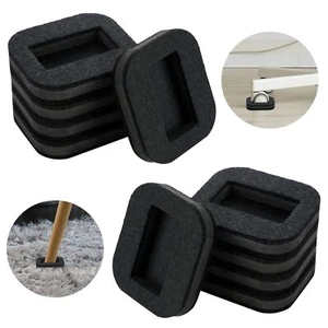 12 Pcs Felt Caster Cups Furniture Pads for Hardwood Floors Bed Wheel Stopper ... - Picture 1 of 7