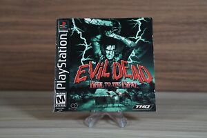 Evil Dead: Hail To The King (PlayStation 1 PS1, 2000) solo manuale