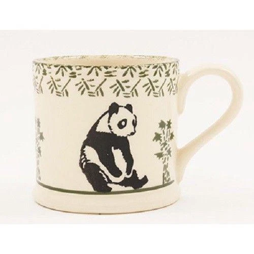 BRIXTON POTTERY NEW HANDMADE 250ml POTTERY MUG - Panda - Image 1 of 1