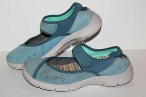 Dansko Emmy MJ Casual Shoe, #4402052400, Blue/Gray, Leather, Women's ~9.5 EU 41 - Picture 1 of 5
