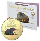2022 20th Anniversary Diary Of A Wombat 20c Gold Plated Coin -  Deluxe Book Unc