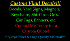 ~*~ Custom Order Vinyl Decal for Walls banners signs tag monster low price