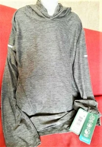 BOYS KIDS MASK PULLOVER GRAY HOODIE Size 5 XS NWT TOP JACKET REFLECTIVE STRIPESS - Picture 1 of 4