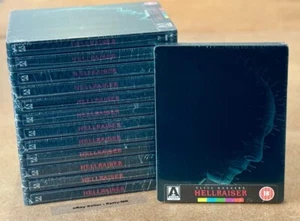 HELLRAISER - UK ARROW VIDEO EXCLUSIVE BLU RAY STEELBOOK - NEW & SEALED - Picture 1 of 4