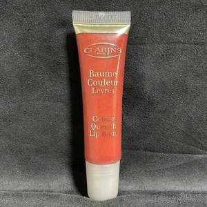 $30 CLARINS COLOR COLOUR QUENCH LIP BALM GLOSS IN SHADE #08 "MANDARIN" - Picture 1 of 1