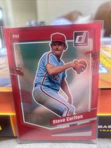 2023 Donruss Baseball Steve Carlton Red Foil #/2023 Phillies 178