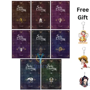 Solo Leveling Light Novel Loose Set Vol 1-8 di Chugong Versione Inglese Omaggio - Foto 1 di 12