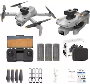 NEW DRONE WITH OBSTACLE AVOIDANCE DUAL CAMERA 1080 HD GREY BODY - Picture 1 of 5