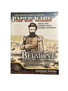 Compass Paper Wars Magazine With Complete Historical War Game #87 - Belmont - Picture 1 of 4