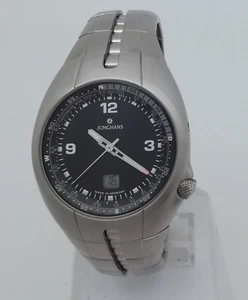 Junghans Explorer Herrenuhr,Edelstahl,Funkuhr,030/4525,die Uhr läuft,teildefekt, - Bild 1 von 10