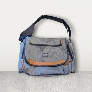 Diaper Bag BB GEAR New Grey Messenger Bag - Dad Bag For Baby. - Picture 1 of 14
