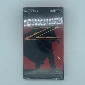 The Mask of Zorro (VHS, 1998) Movie Banderas Hopkins Vintage NEW Factory Sealed - Picture 1 of 6