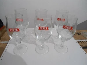 6 BICCHIERI CALICE "CERES C'E'". - Foto 1 di 2