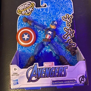 Marvel Avengers CAPTAIN AMERICA Bend and Flex Action Figure NEW - Picture 1 of 2